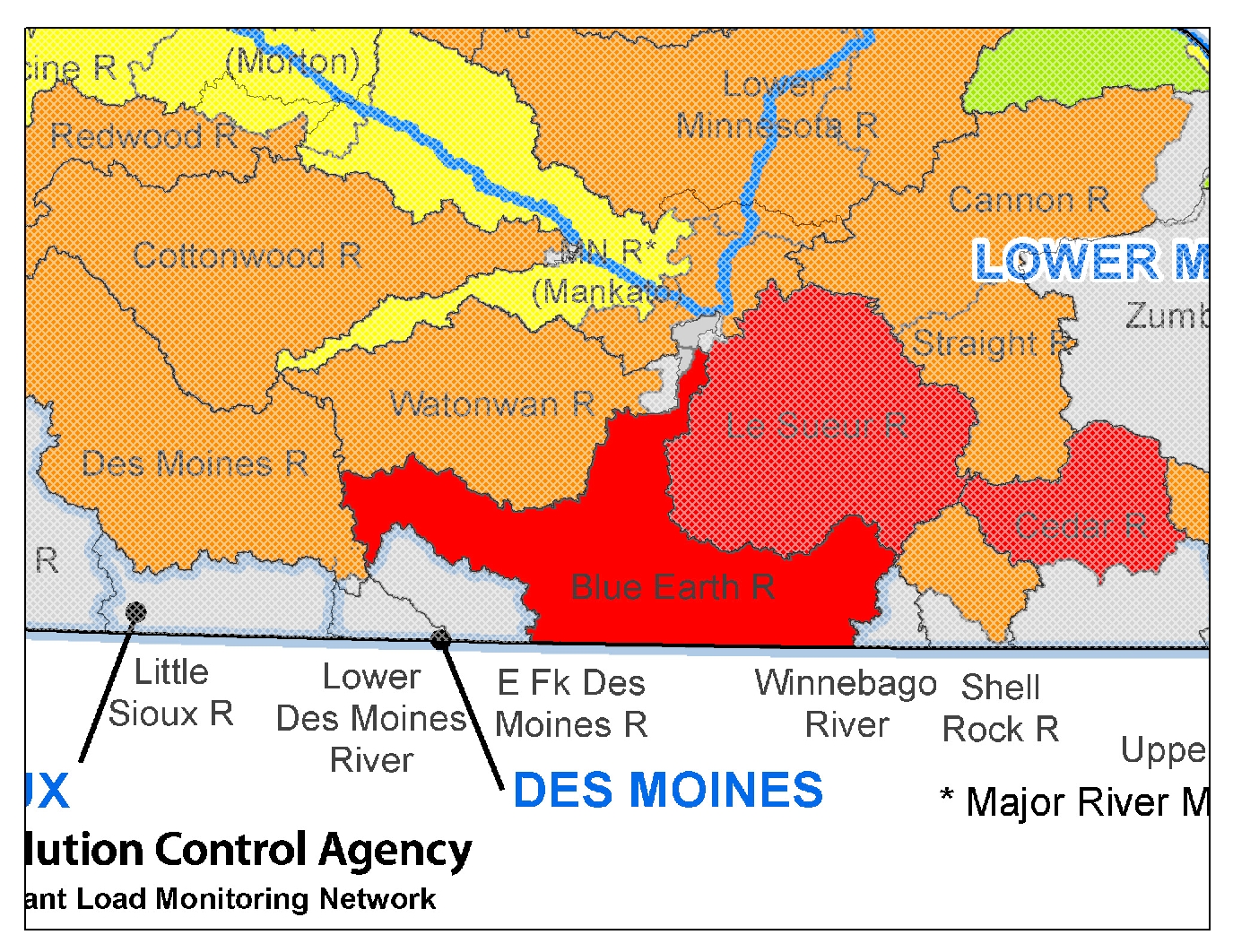 Blue Earth River  Minnesota Pollution Control Agency