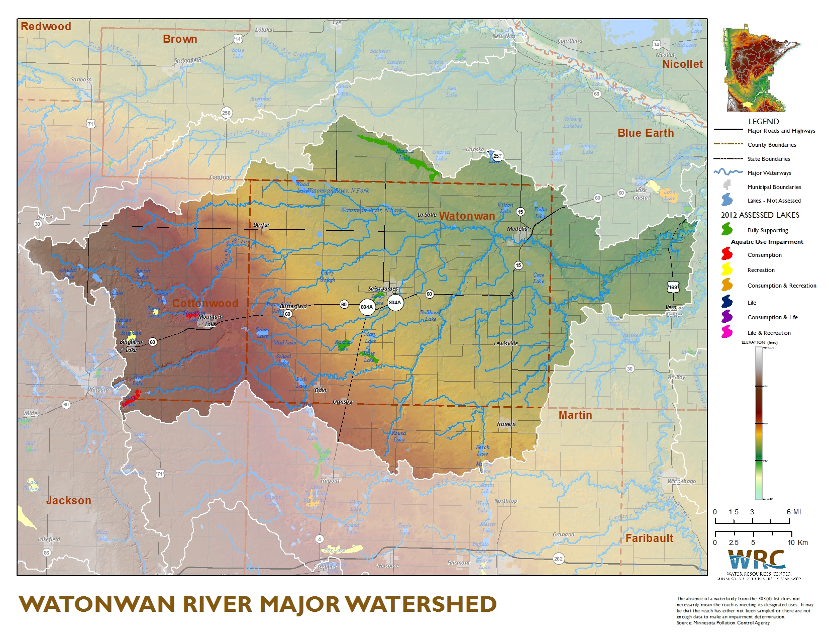 Watonwan River  Minnesota Pollution Control Agency