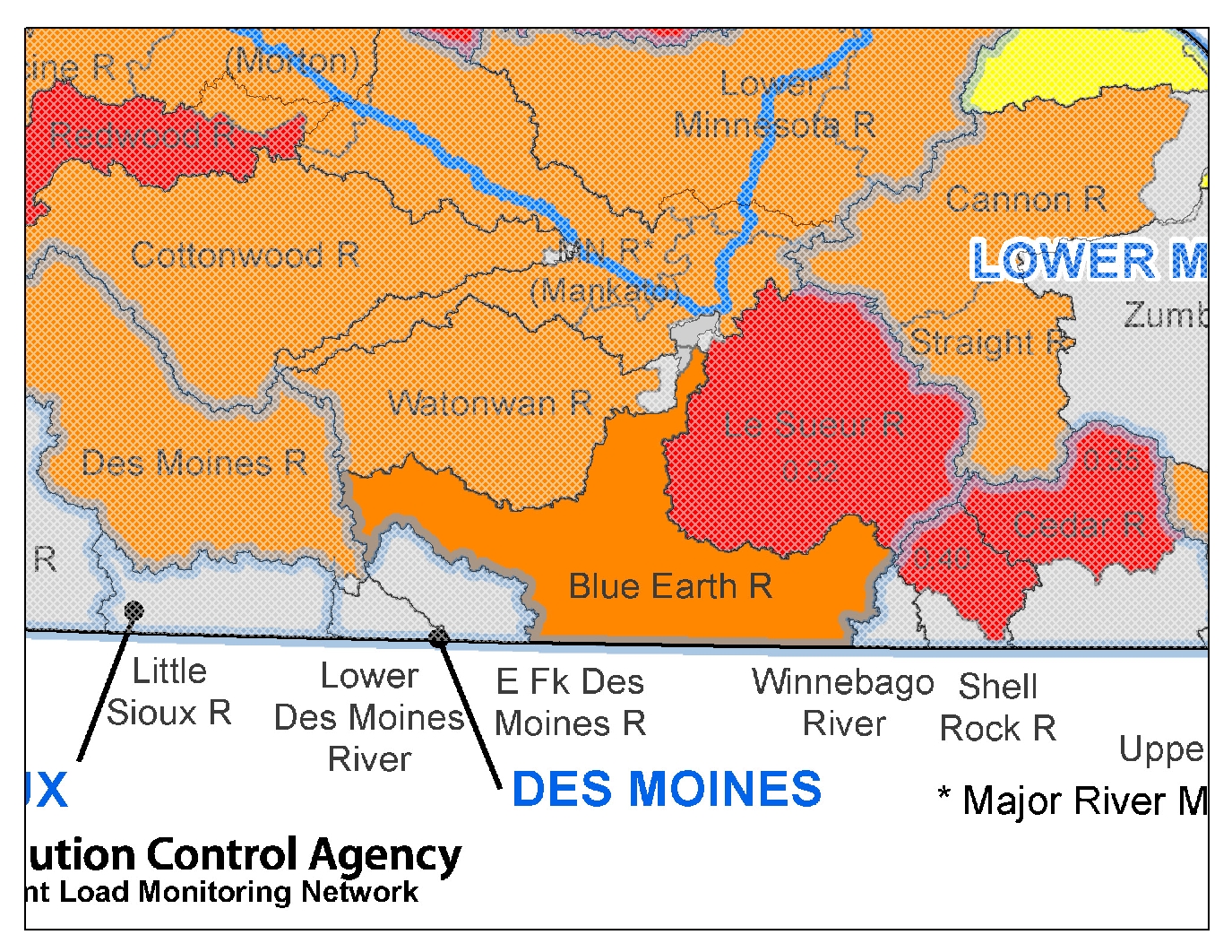 Blue Earth River  Minnesota Pollution Control Agency