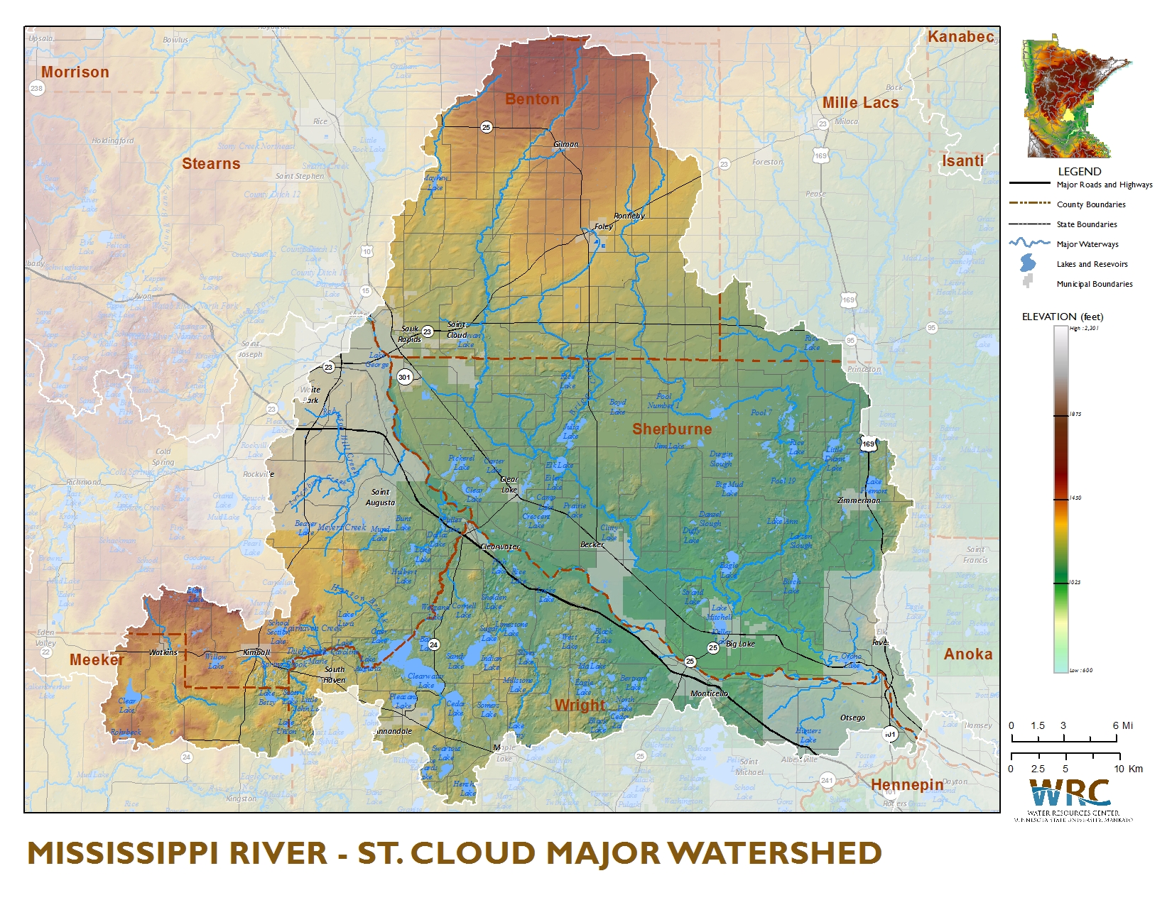 Sauk River Watershed Map