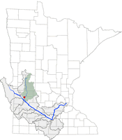 Chippewa River watershed and monitoring site